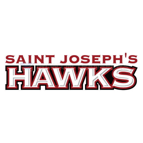 St. Josephs Hawks Logo T-shirts Iron On Transfers N6369